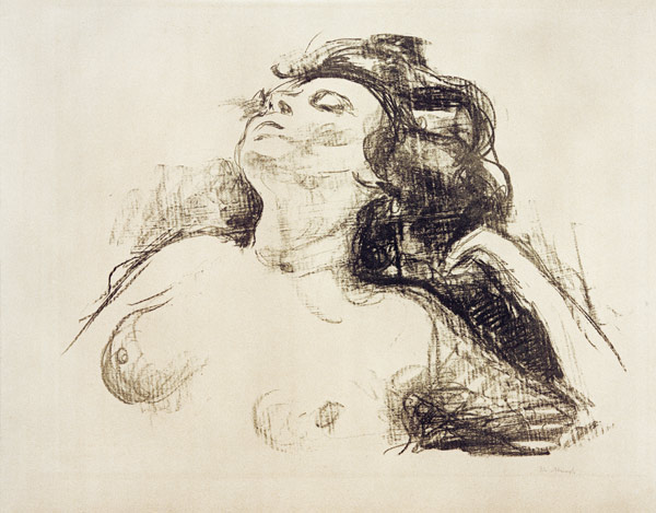 Liegender Halbakt II de Edvard Munch