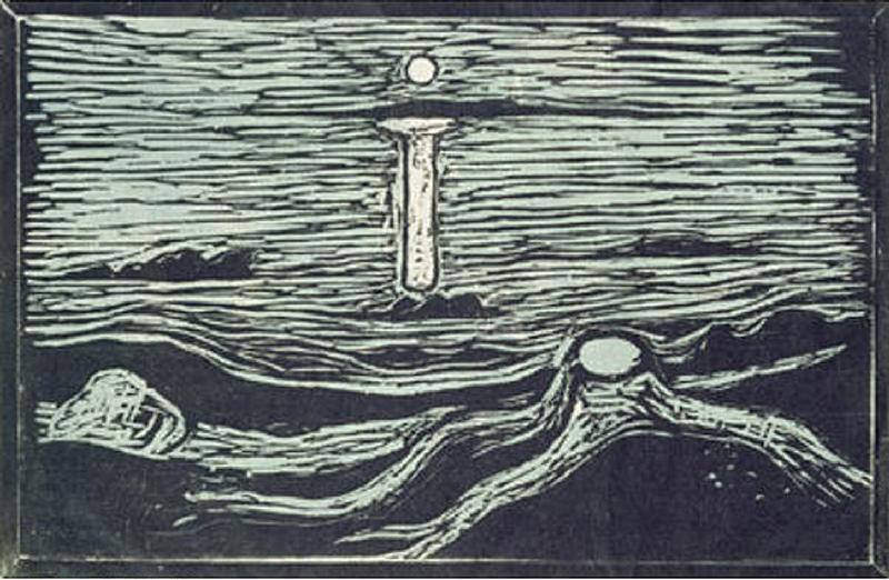Meereslandschaft de Edvard Munch