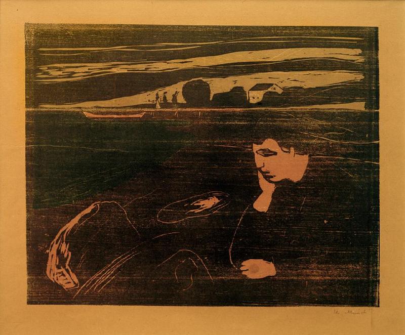 Melancholy III de Edvard Munch