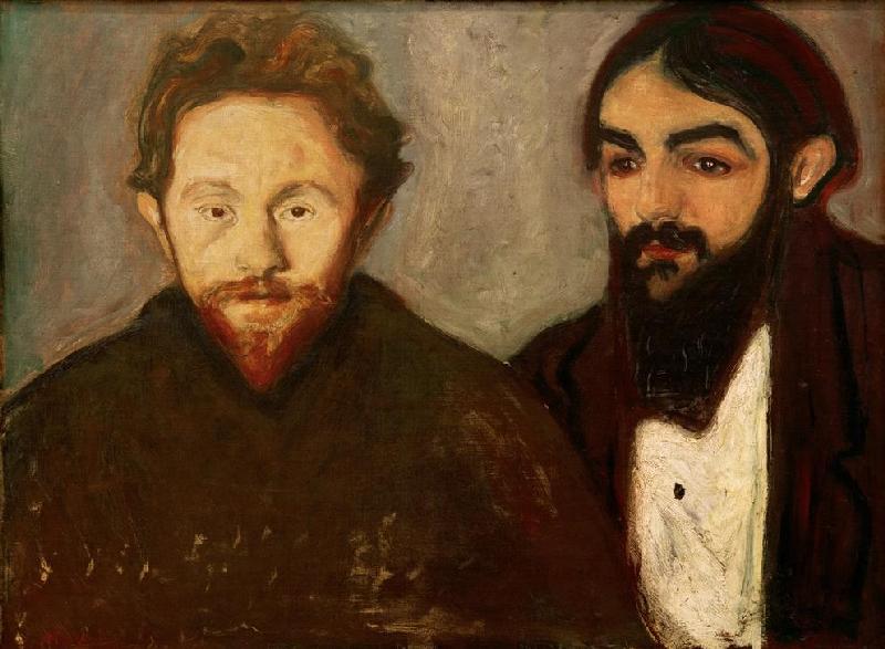 Paul Herrmann and Paul Contard de Edvard Munch