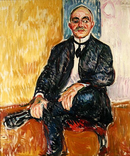 Portrait of Gustav Schiefler  de Edvard Munch