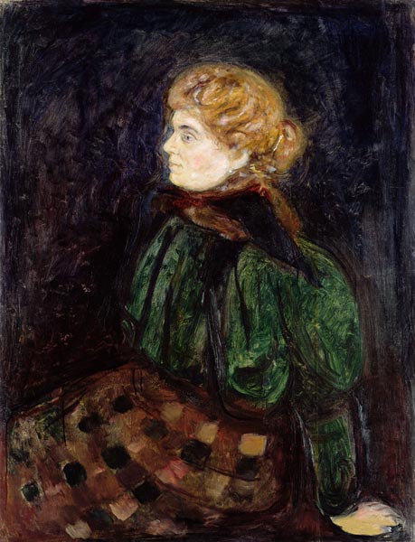 Portrait of Frau Maximilian Harden  de Edvard Munch