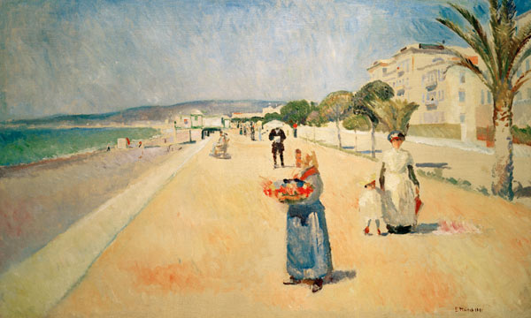 Promenade des Anglais, Nice de Edvard Munch