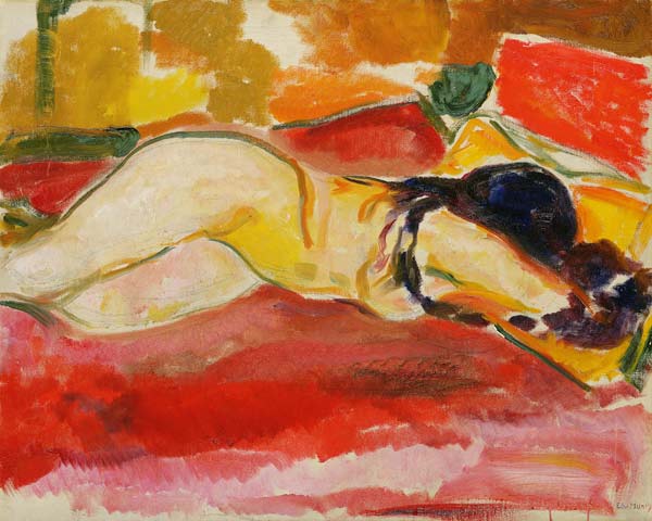 Reclining Female Nude de Edvard Munch