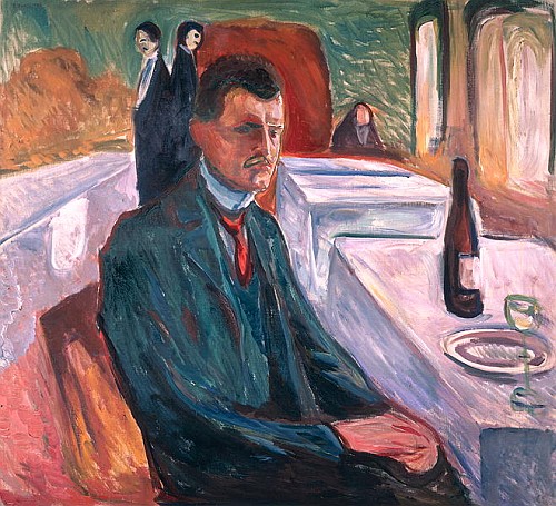Self Portrait in Weimar de Edvard Munch
