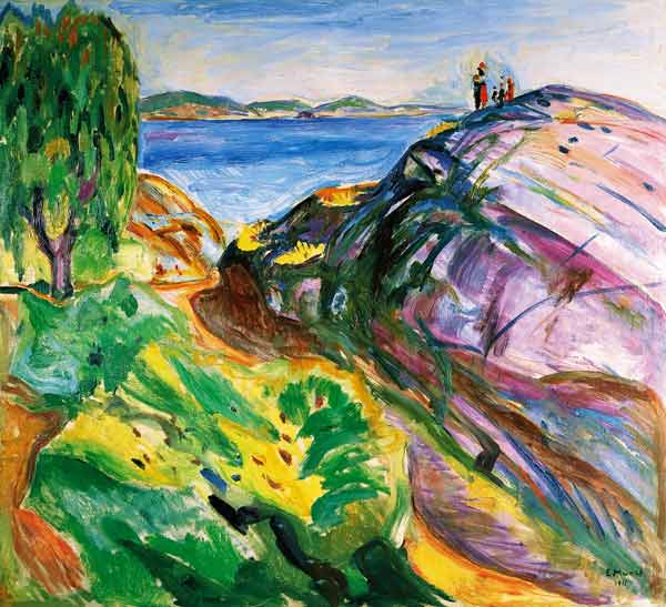 Sommer an der Küste, Krager (Sommer ved kysten) de Edvard Munch
