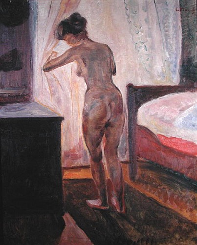 Standing Nude at the Window de Edvard Munch