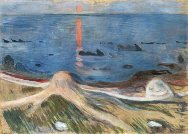Beach mysticism de Edvard Munch