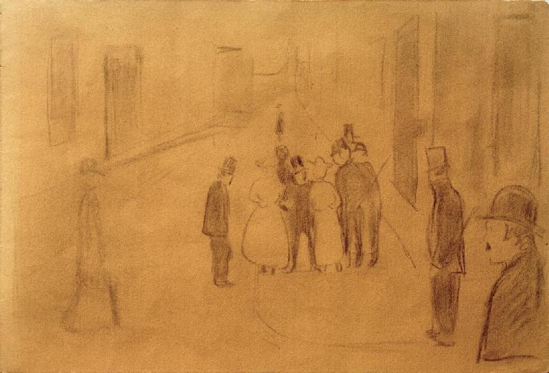 Street Scene de Edvard Munch