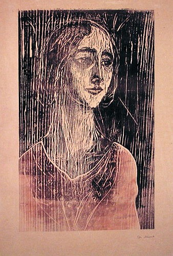 The Gothic Girl  de Edvard Munch