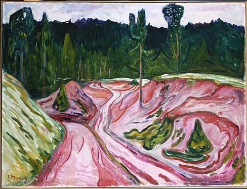 Thueringer Wald de Edvard Munch