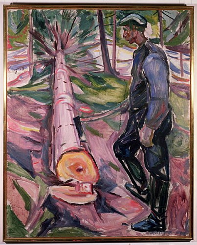 The Woodcutter  de Edvard Munch