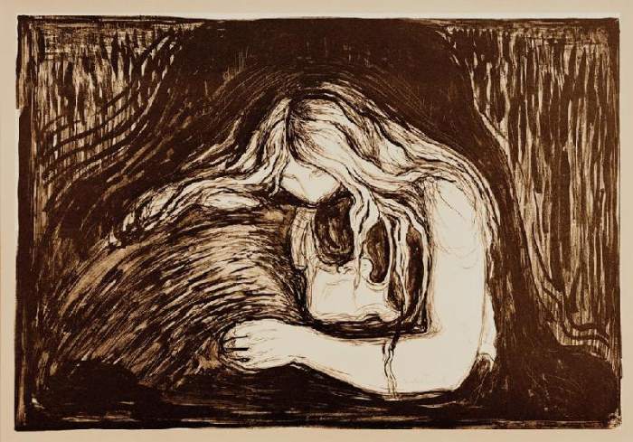 Vampire II de Edvard Munch