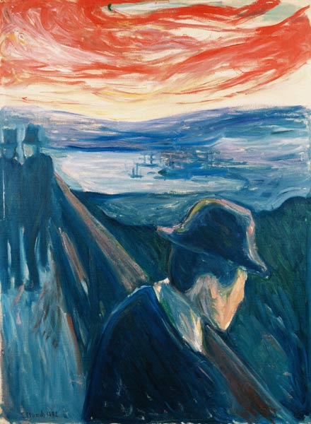 Desesperación (1892) de Edvard Munch