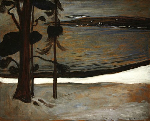Winter in Nordstrand de Edvard Munch