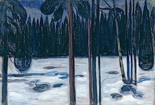 Winter Landscape  de Edvard Munch