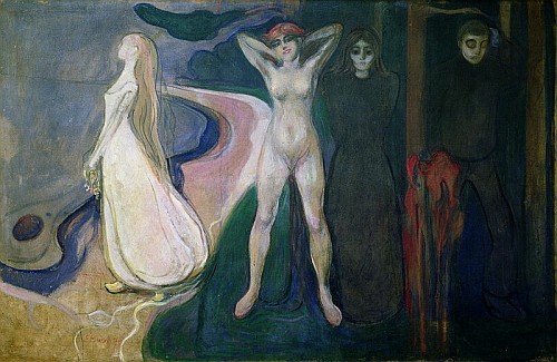 Woman in three stages  de Edvard Munch