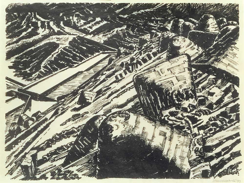 Ladle Slag, Old Hill, 1, 1919-20 de Edward Alexander Wadsworth
