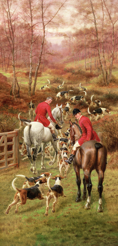 Hunting Scene de Edward Algernon Stuart Douglas