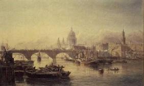 St. Paul's Cathedral and London Bridge