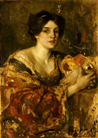 The Fortune Teller, Miss Jane Aitken de Edward Arthur Walton