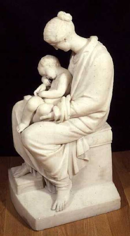 Mother and Sleeping Child de Edward Hodges Baily