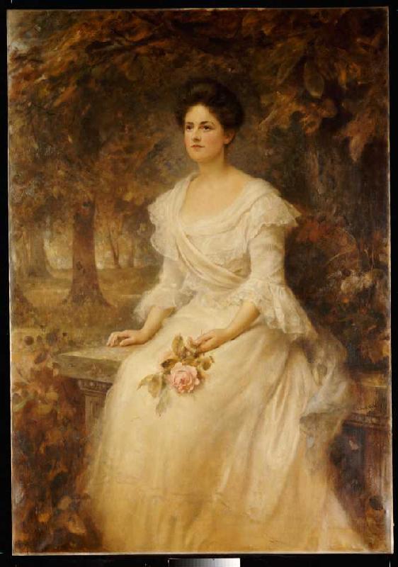 Portrait einer Dame de Edward Hughes