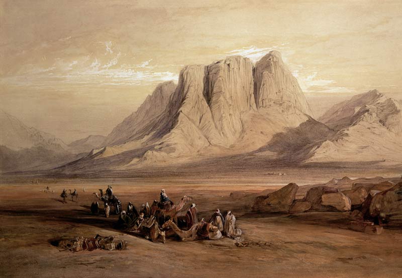 Mount Sinai de Edward Lear