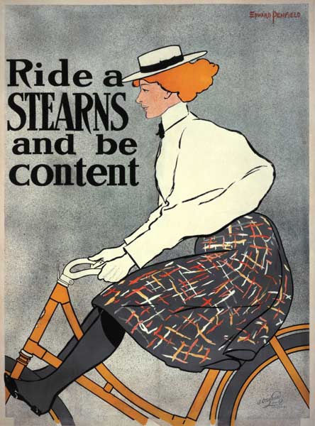 Ride a Stearns and be Content de Edward Penfield