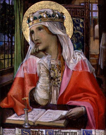 Saint Catherine de Edward Reginald Frampton