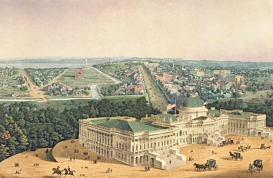 View of Washington, pub. E. Sachse & Co. de Edward Sachse