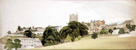 A View of Richmond Castle, Yorkshire de Edward W. Robinson