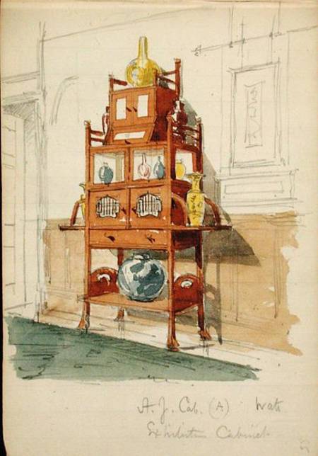 Exhibition Cabinet de Edward William Godwin