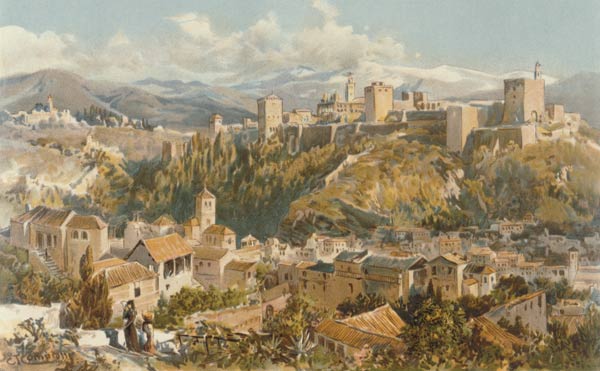 View of the Alhambra , Compton de Edward Thomas Compton