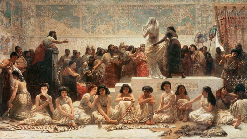 The Babylonian Marriage Market de Edwin Long