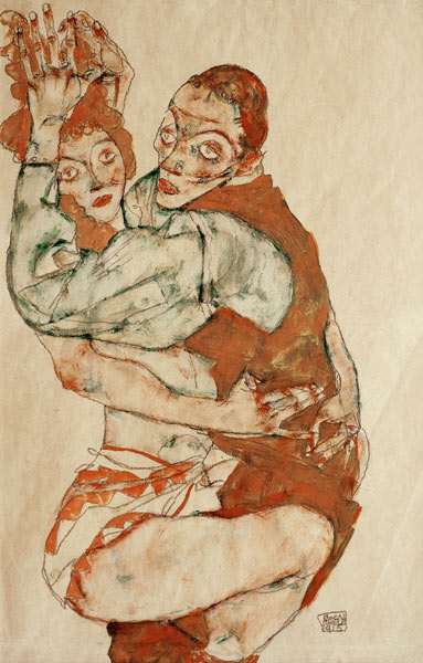 Love Making de Egon Schiele