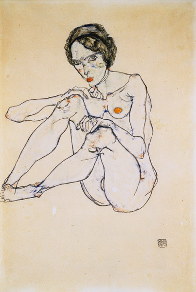 Woman act. de Egon Schiele