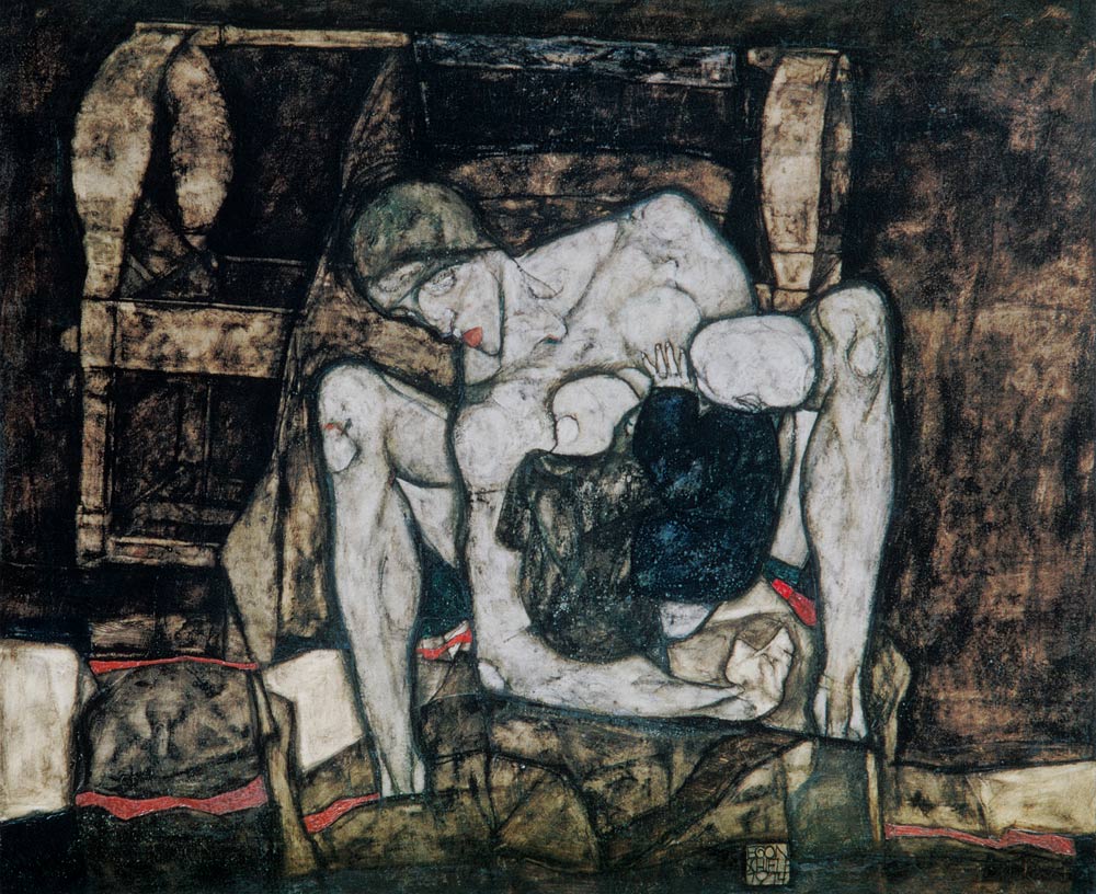 Blind mother de Egon Schiele