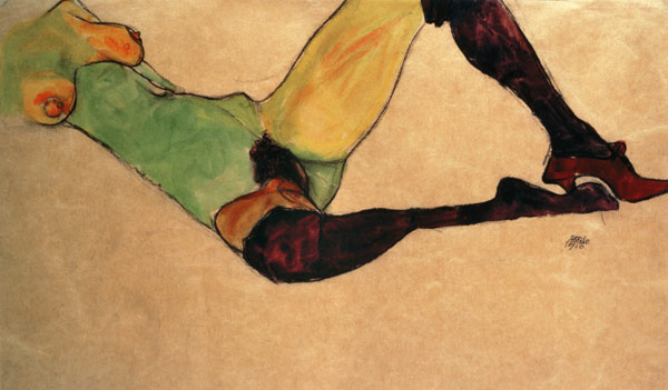 Female Nude de Egon Schiele