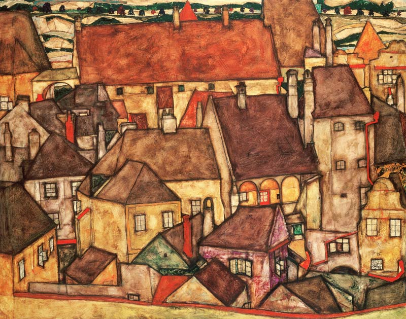Ciudad Amarilla de Egon Schiele