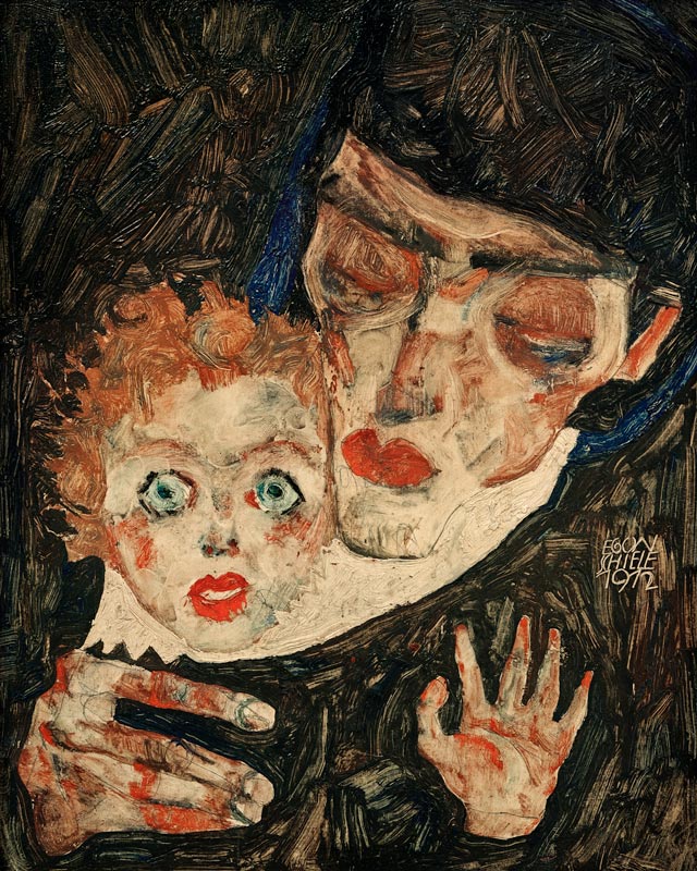 Mother and child ll de Egon Schiele
