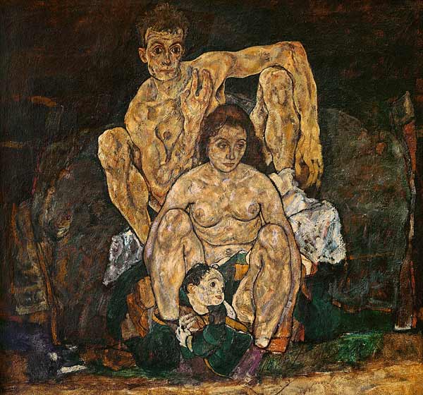 The Artist's Family de Egon Schiele