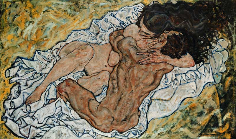 Embrace (lovers ll) de Egon Schiele