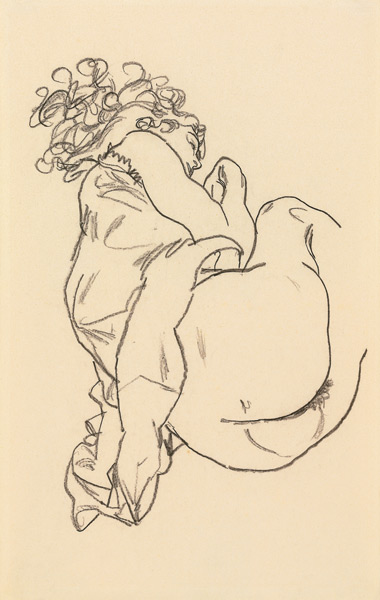 Lying I de Egon Schiele