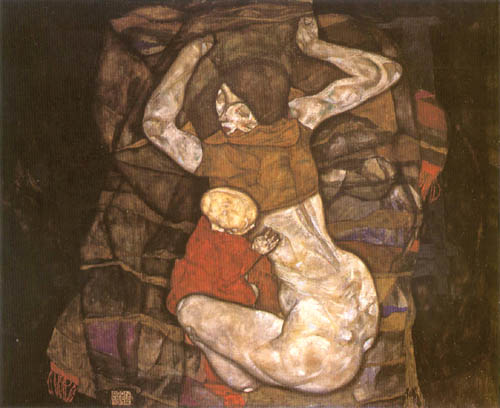Young mother de Egon Schiele
