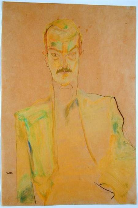 Portrait of Arthur Roessler de Egon Schiele