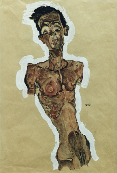 Self-Portrait Nude 1910 de Egon Schiele