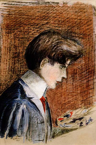 Self-portrait 1905 de Egon Schiele