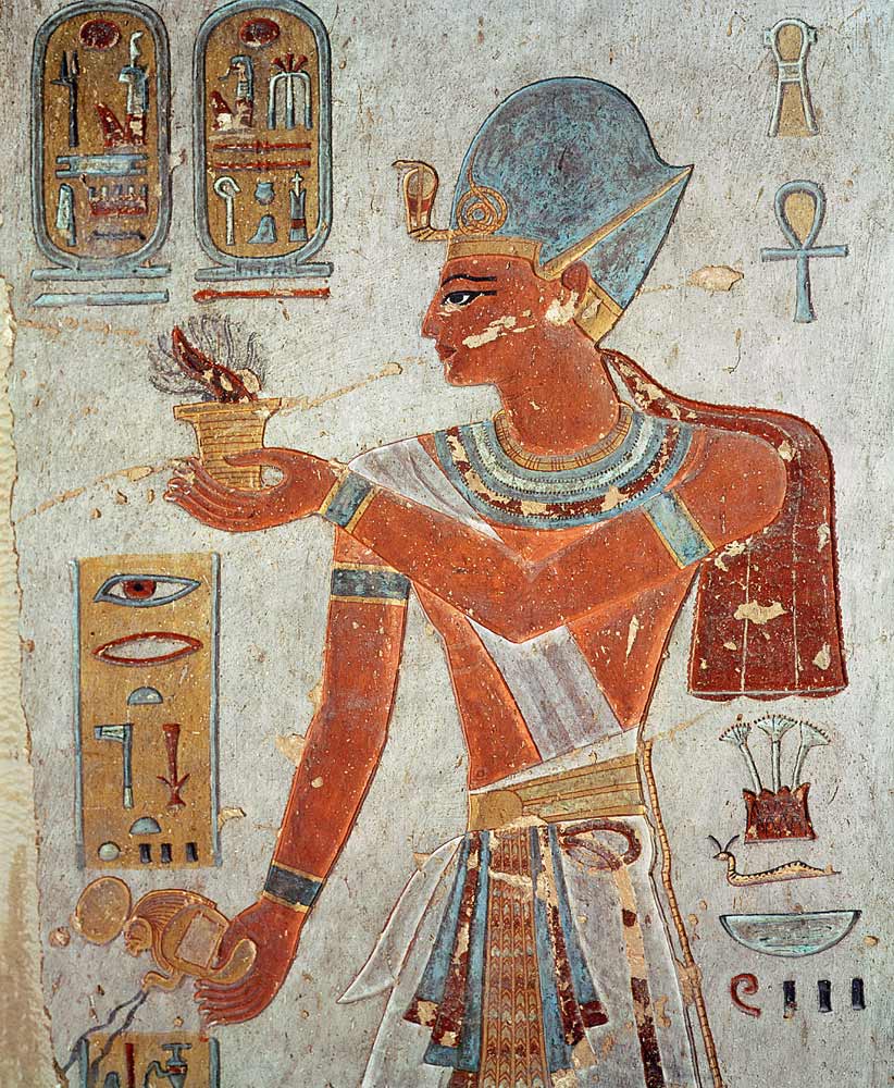 Ramesses II: Dressed for War (Wall Painting) de Egyptian