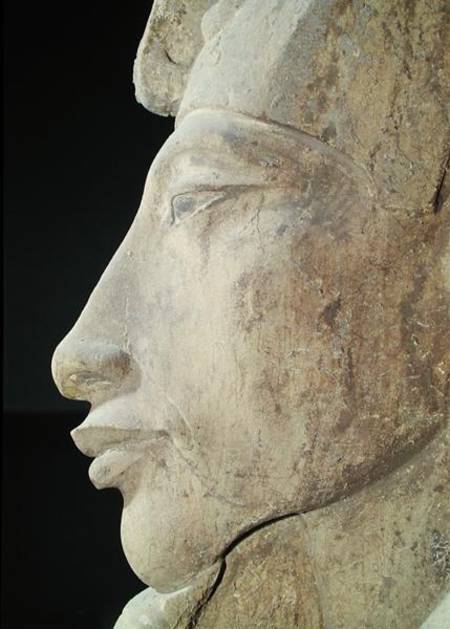 Bust of Amenophis IV (Akhenaten) (c.1364-1347 BC) from the Temple of Amun, Karnak de Egyptian